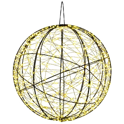 Christmas Finial Light 600 LEDs 2 pcs Ø 40 x 42 cm Warm white