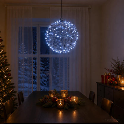Christmas Finial Light 200 LEDs Diameter 20 x 22 cm Ø 20 x 22 cm Cold white