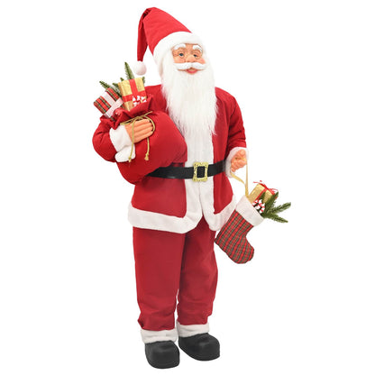 vidaXL Santa Claus Figure Red 180 cm Polyester 2