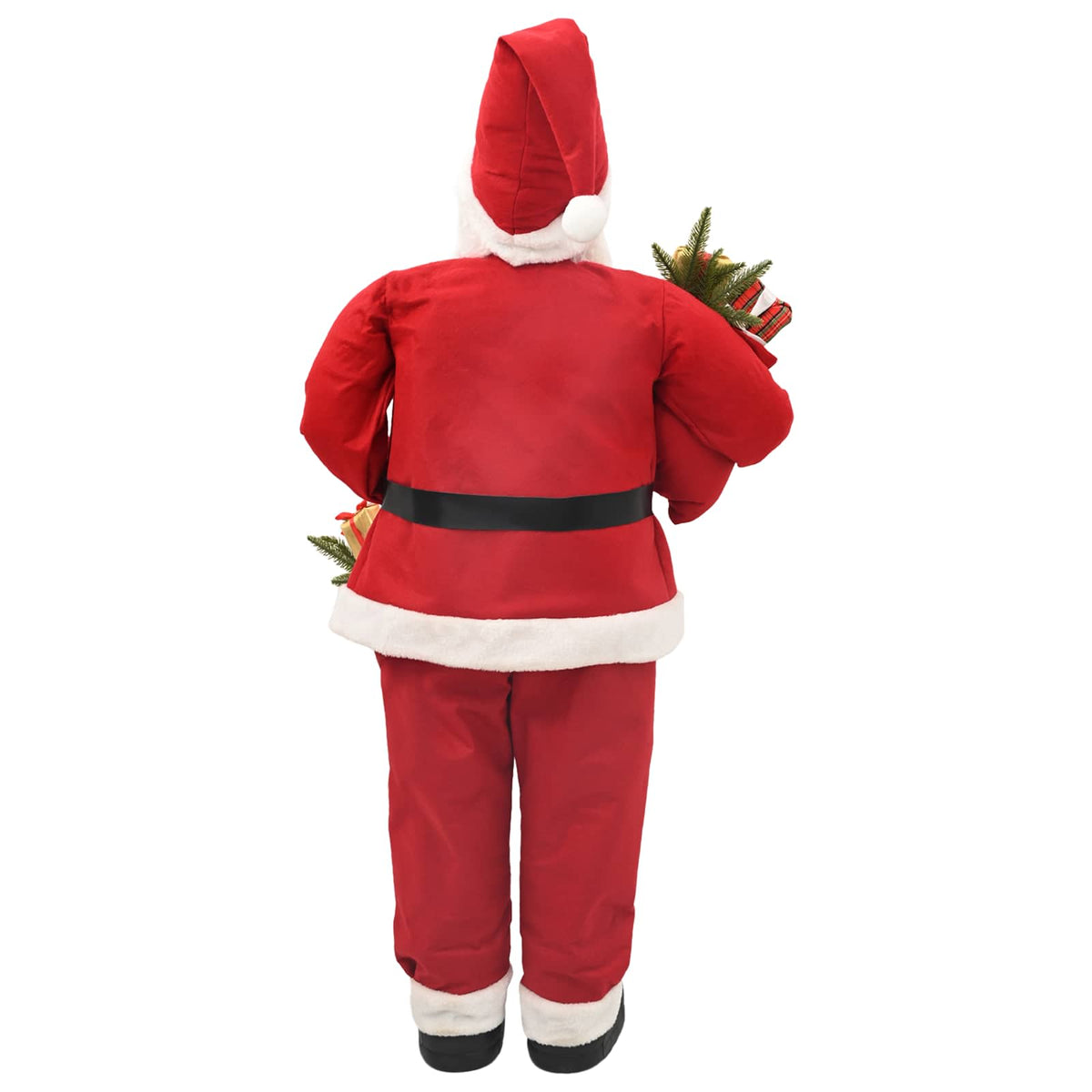 vidaXL Santa Claus Figure Red 180 cm Polyester 5