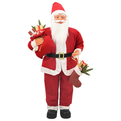 vidaXL Santa Claus Figure Red 180 cm Polyester 3