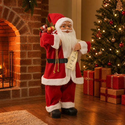 Santa Claus Figure Red Polyester 62 cm