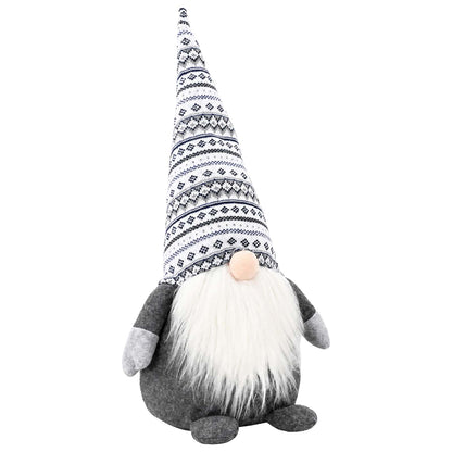 Christmas Gnome Polyester Grey