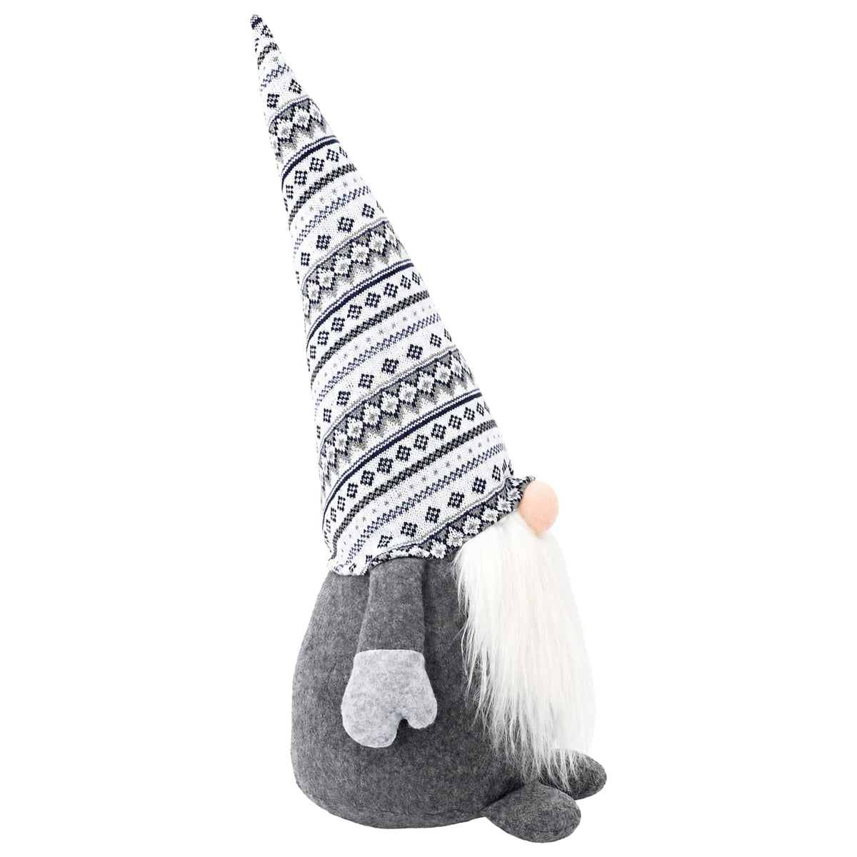 Christmas Gnome Polyester Grey