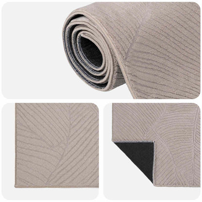 Rug IZA Beige 100% Polyester Low Pile 120 x 170 cm