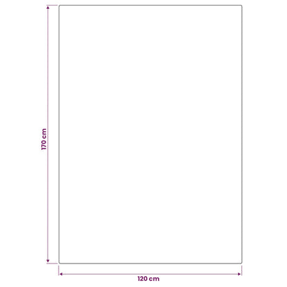Rug IZA Beige 100% Polyester Low Pile 120 x 170 cm