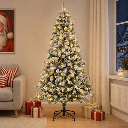 Artificial Christmas Tree with Bauble 150 LEDs with LEDs