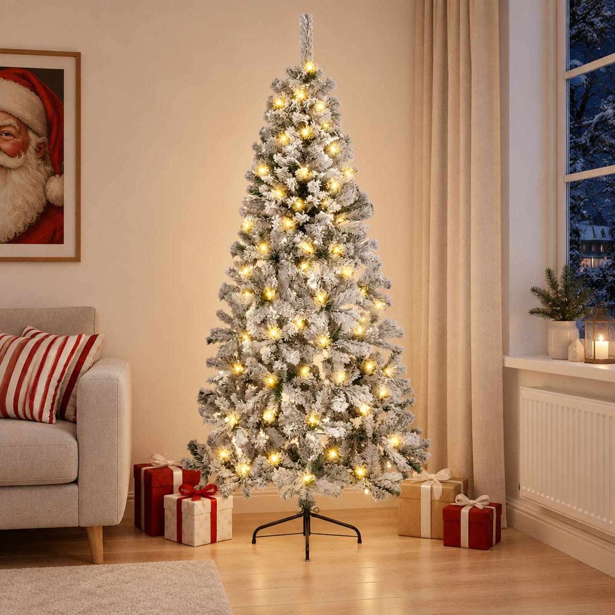 Artificial Christmas Tree Bauble LEDs