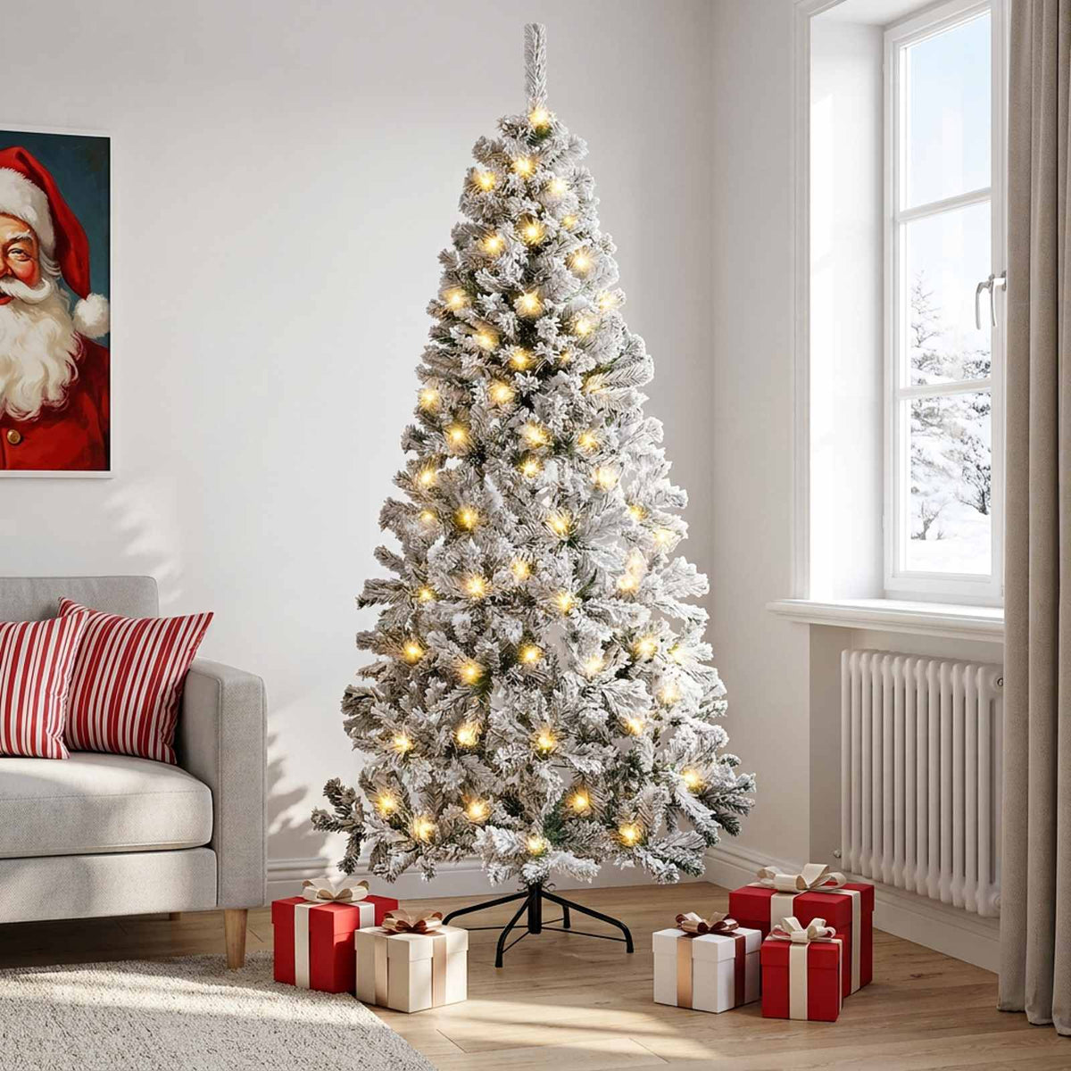 Artificial Christmas Tree Bauble LEDs