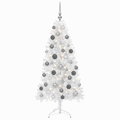vidaXL Artificial Christmas Tree with Bauble 150 cm 150 LEDs 4