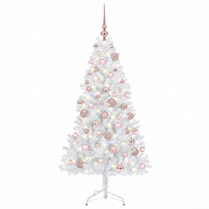 vidaXL Artificial Christmas Tree with Bauble 240 cm 300 LEDs 4