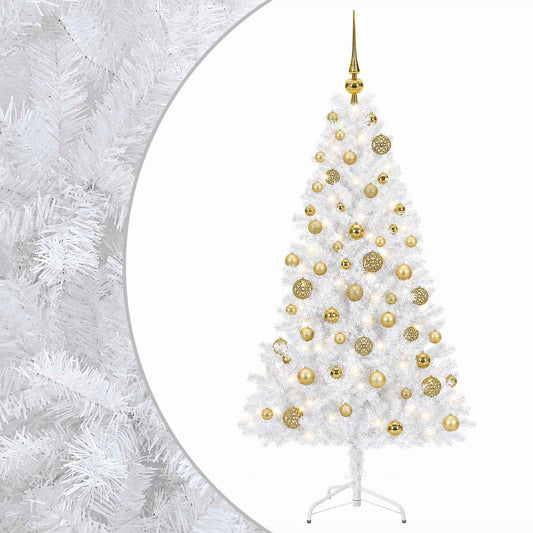 vidaXL Artificial Christmas Tree with Bauble 210 cm 300 LEDs 2