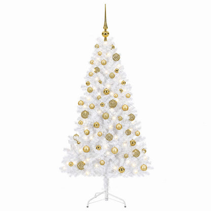 vidaXL Artificial Christmas Tree with Bauble 240 cm 300 LEDs 4