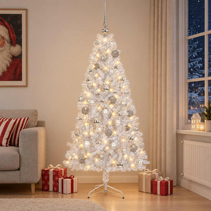 vidaXL Artificial Christmas Tree with Bauble 240 cm 300 LEDs 3