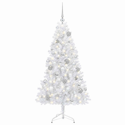vidaXL Artificial Christmas Tree with Bauble 210 cm 300 LEDs 4