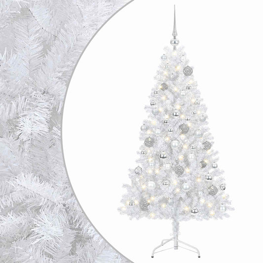 vidaXL Artificial Christmas Tree with Bauble 240 cm 300 LEDs 2