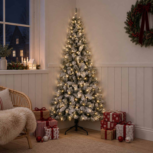 Artificial Christmas Tree with Bauble 150 LEDs 120 cm with LEDs