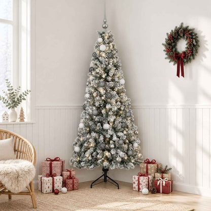 vidaXL Artificial Christmas Tree with Bauble 240 cm 300 LEDs 3