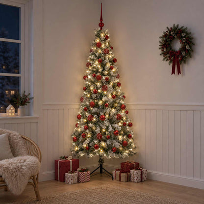 vidaXL Artificial Christmas Tree with Bauble 180 cm 300 LEDs 1