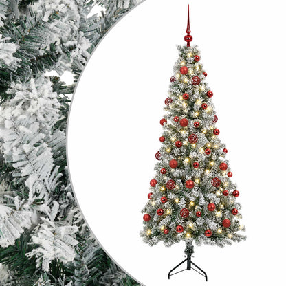 vidaXL Artificial Christmas Tree with Bauble 180 cm 300 LEDs 2