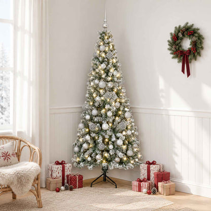vidaXL Artificial Christmas Tree with Bauble 180 cm 300 LEDs 3