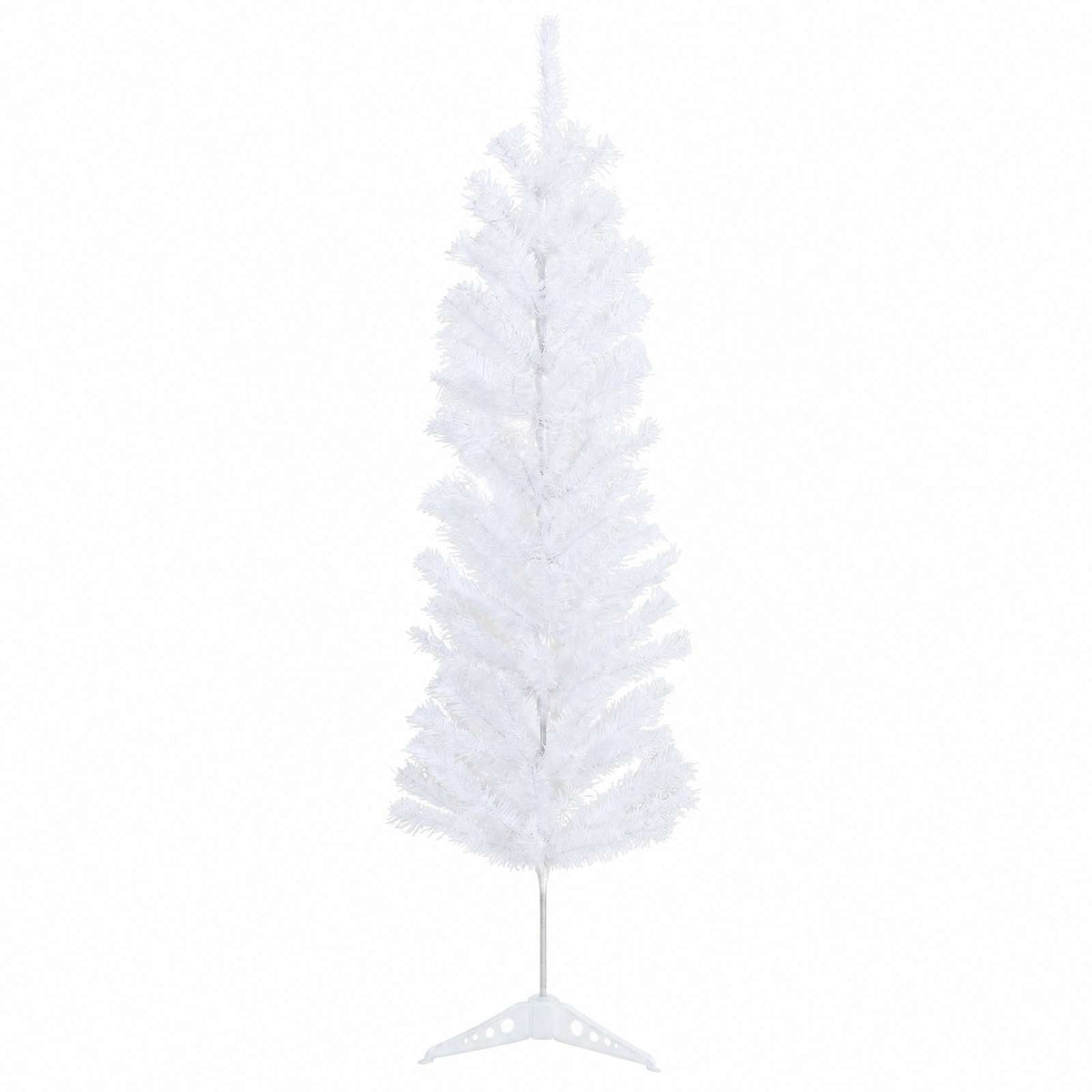 Artificial Slim Christmas Tree with Bauble 150 LEDs 150 cm with LEDs