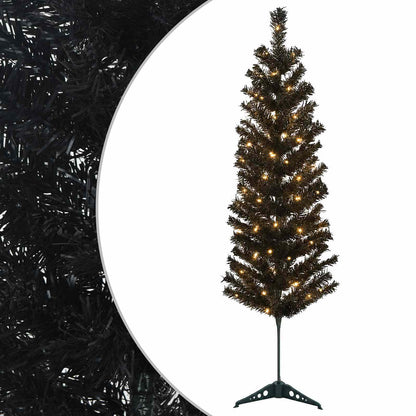 Artificial Slim Christmas Tree with Bauble 150 LEDs 150 cm with LEDs