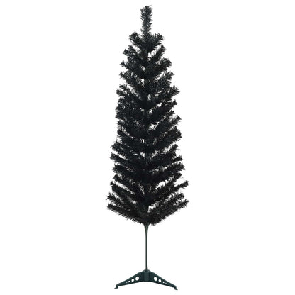 Artificial Slim Christmas Tree with Bauble 150 LEDs 150 cm with LEDs