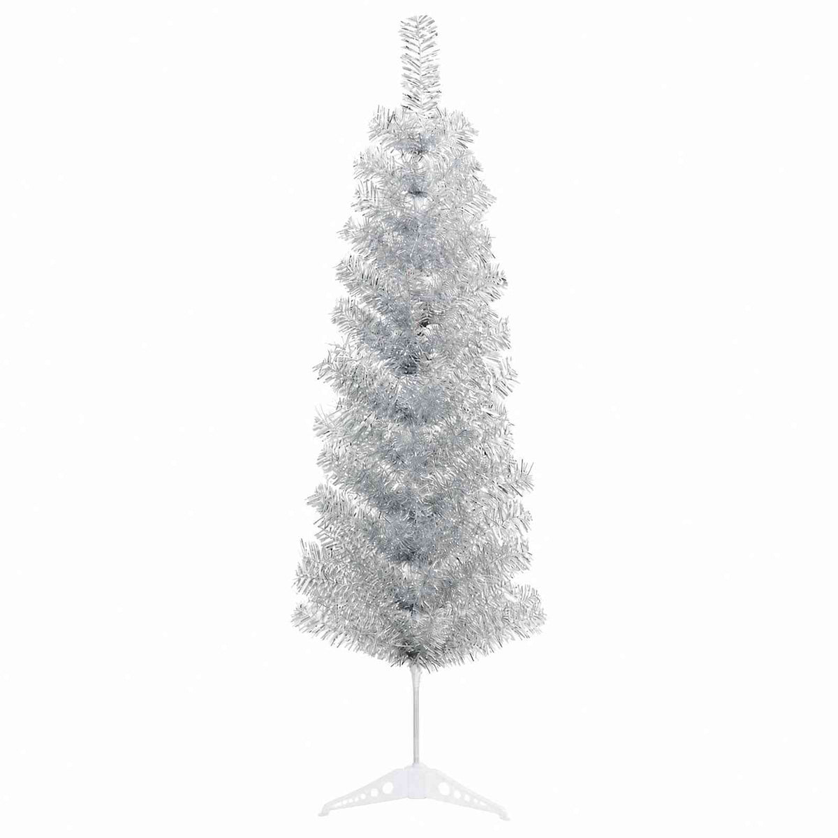 Artificial Slim Christmas Tree with Bauble 150 LEDs 150 cm with LEDs