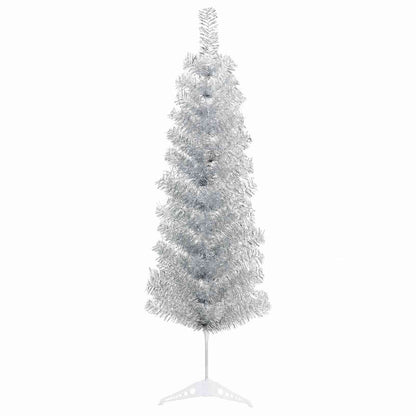 Artificial Slim Christmas Tree with Bauble 150 LEDs 150 cm with LEDs