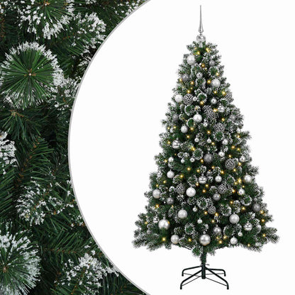 vidaXL Artificial Christmas Tree with Bauble 180 cm 300 LEDs 2