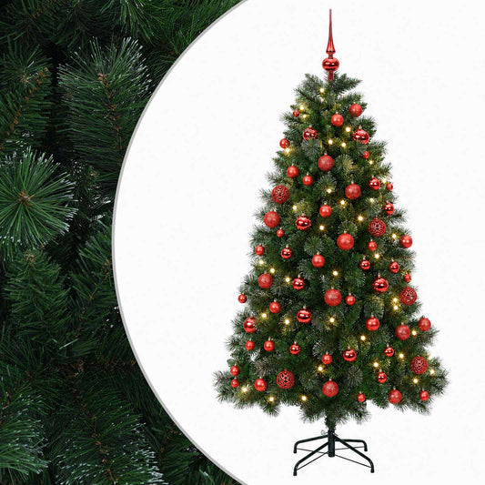 vidaXL Artificial Christmas Tree with Bauble 240 cm 300 LEDs 2