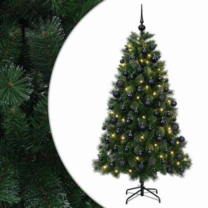vidaXL Artificial Christmas Tree with Bauble 240 cm 300 LEDs 2