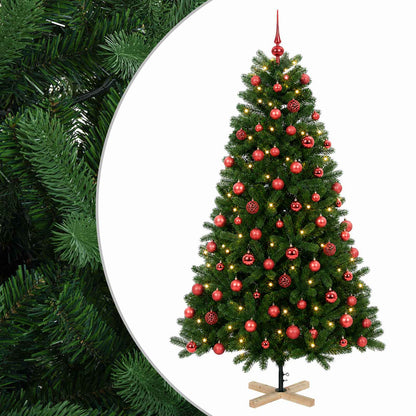 vidaXL Artificial Christmas Tree with Bauble 240 cm 300 LEDs 2