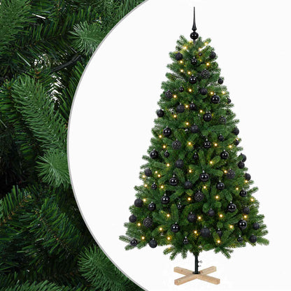 vidaXL Artificial Christmas Tree with Bauble 240 cm 300 LEDs 2