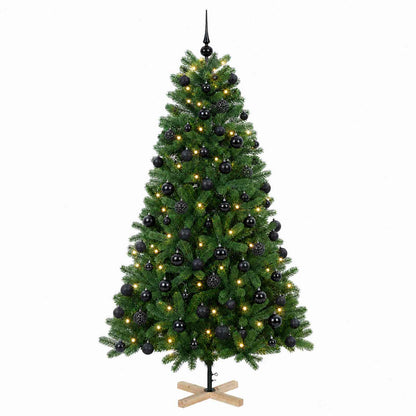 vidaXL Artificial Christmas Tree with Bauble 240 cm 300 LEDs 4