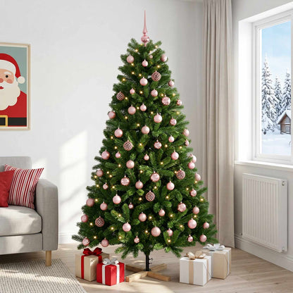 vidaXL Artificial Christmas Tree with Bauble 240 cm 300 LEDs 3
