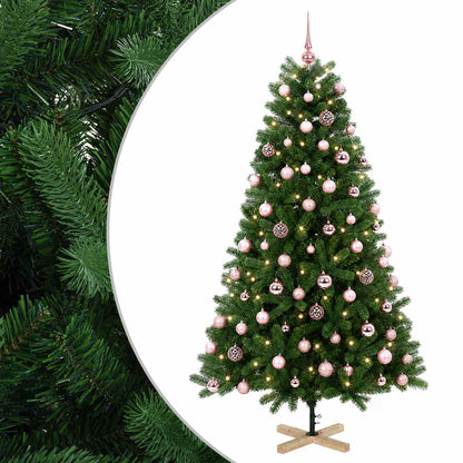 vidaXL Artificial Christmas Tree with Bauble 240 cm 300 LEDs 2
