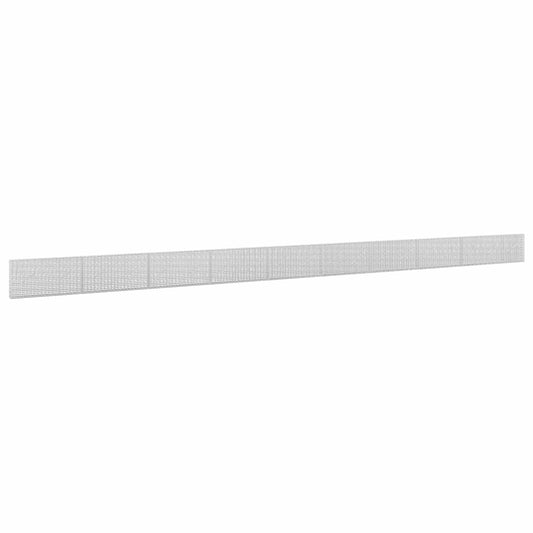 vidaXL Gabion with 3.5 mm Wire and 5x2.5 cm Mesh 950x10x50 cm 2