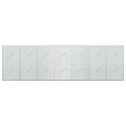 vidaXL Gabion with 3.5 mm Wire and 5x2.5 cm Mesh 350x10x100 cm 3
