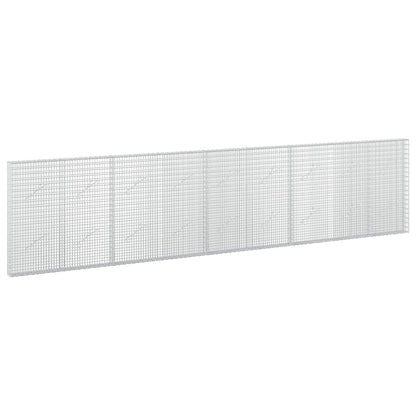 vidaXL Gabion with 3.5 mm Wire and 5x2.5 cm Mesh 450x10x100 cm 2