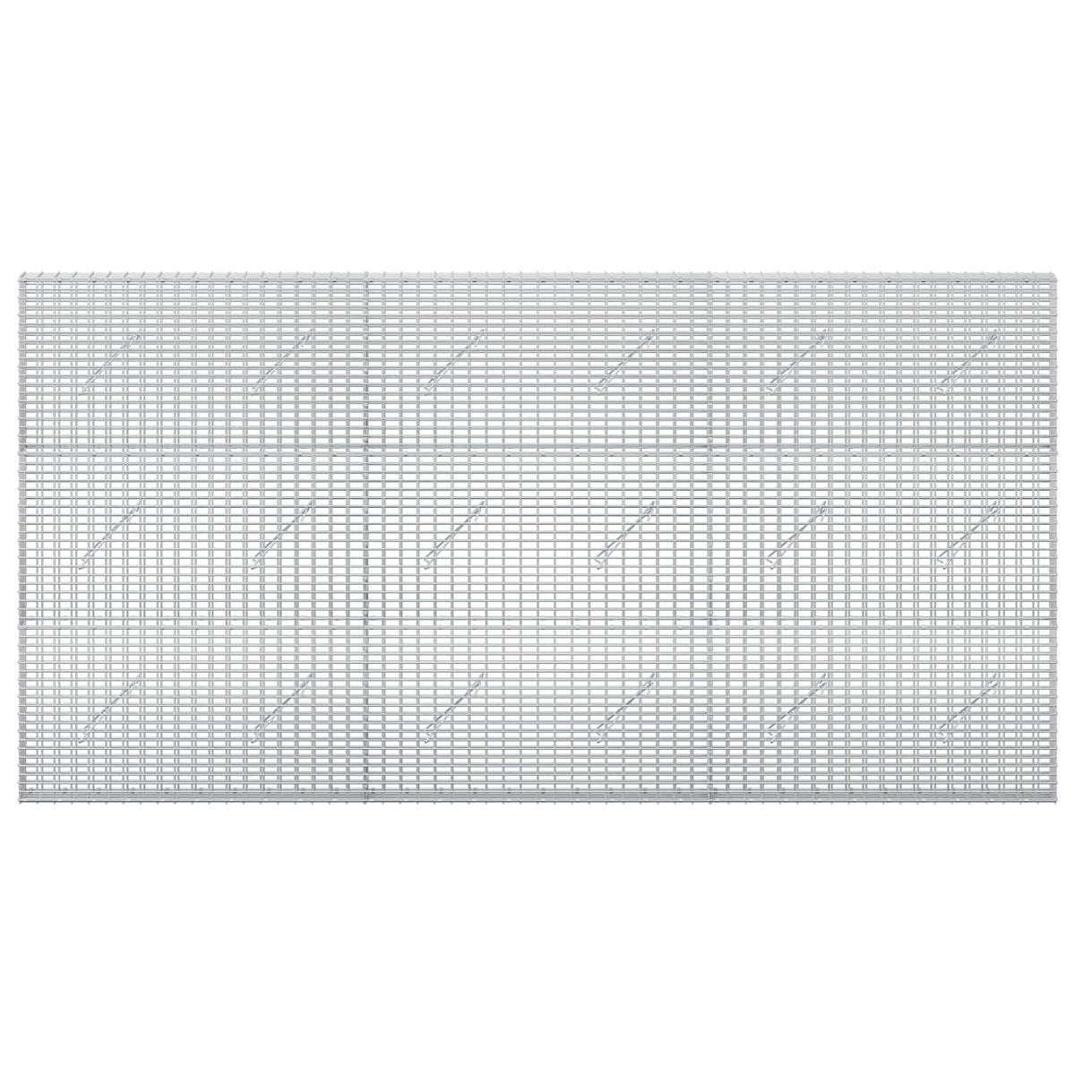 vidaXL Gabion with 3.5 mm Wire and 5x2.5 cm Mesh 300x10x150 cm 3