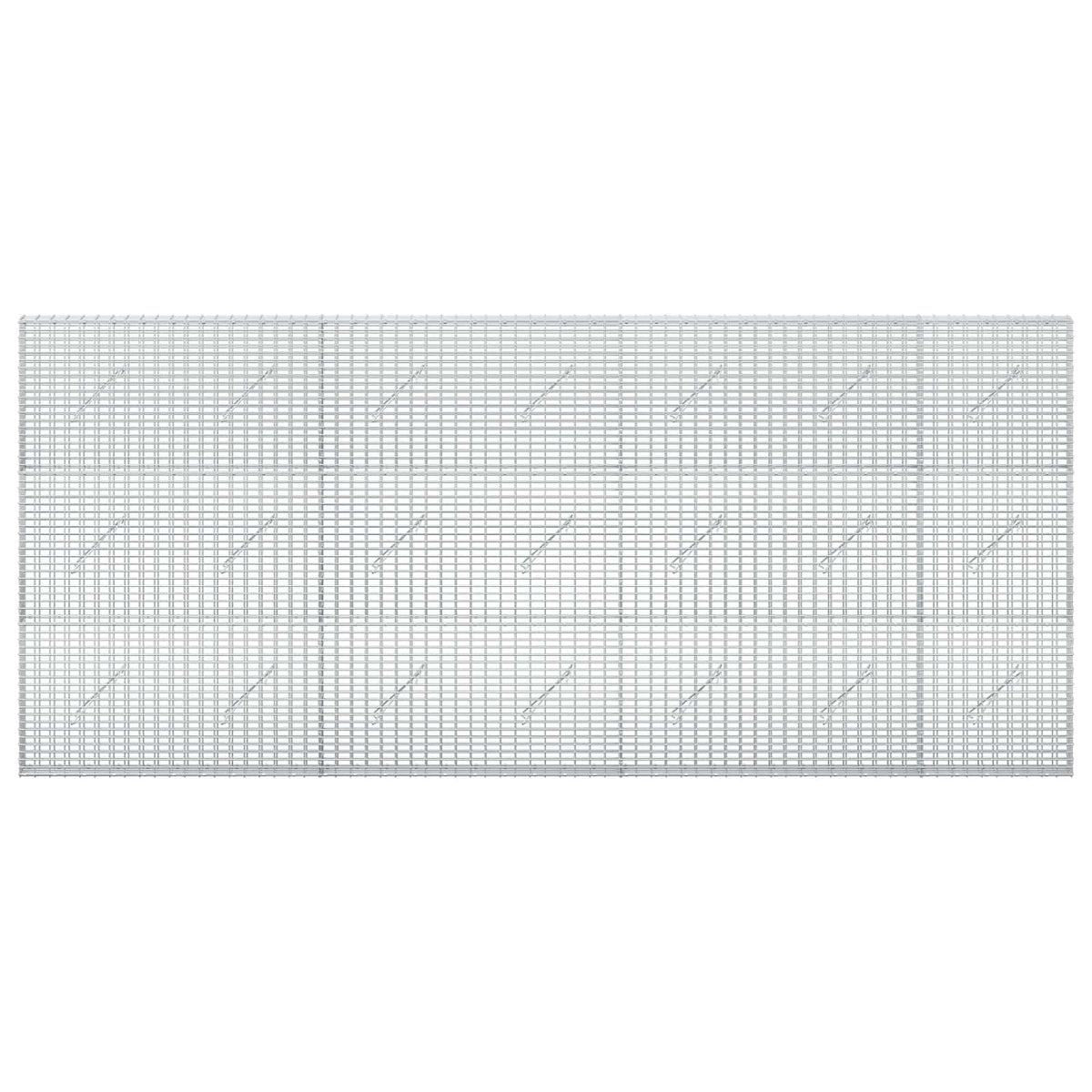 vidaXL Gabion with 3.5 mm Wire and 5x2.5 cm Mesh 350x10x150 cm 3