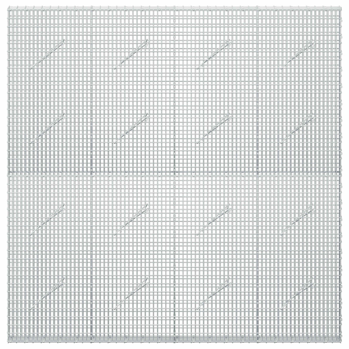 Gabion with 3.5 mm Wire and 5x2.5 cm Mesh 50x10x200 cm Height 200 cm Thickness 10 cm 50–1000 cm 200 cm
