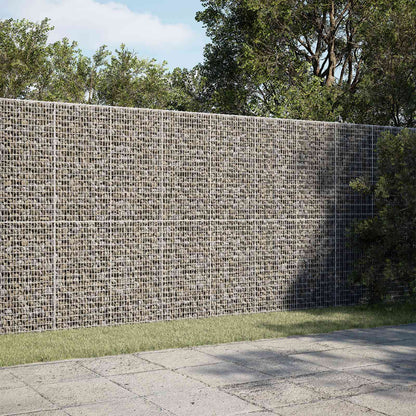 vidaXL Gabion with 3.5 mm Wire and 5x2.5 cm Mesh 250x10x200 cm 1