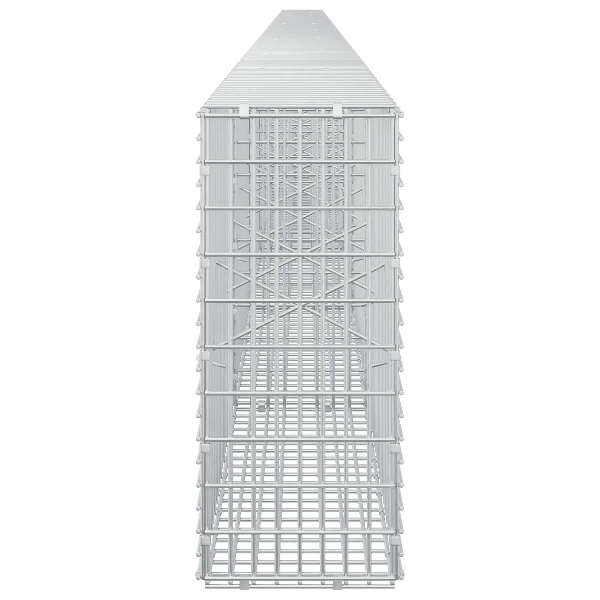 vidaXL Gabion with 3.5 mm Wire and 5x2.5 cm Mesh 900x20x50 cm 4