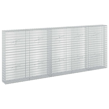 vidaXL Gabion with 3.5 mm Wire and 5x2.5 cm Mesh 250x20x100 cm 2