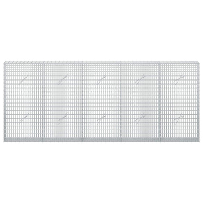 vidaXL Gabion with 3.5 mm Wire and 5x2.5 cm Mesh 250x20x100 cm 3