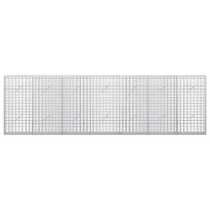 vidaXL Gabion with 3.5 mm Wire and 5x2.5 cm Mesh 350x20x100 cm 3