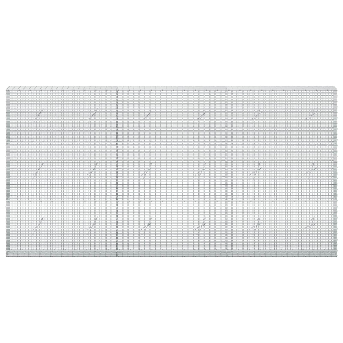 vidaXL Gabion with 3.5 mm Wire and 5x2.5 cm Mesh 300x20x150 cm 3